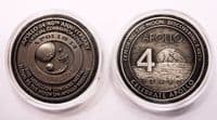 Apollo 14 40th Anniversary Medallion with Space Flown Metal