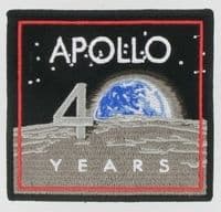 Apollo Missions 40 Years Anniversary Patch