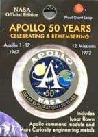 Apollo Program 50 Yrs Lunar Exploration - Pin #3