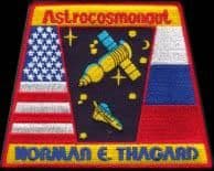 Astrocosmonaut Norman Thagard Embroidered Patch