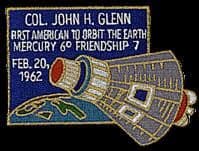 Astronaut John Glenn Commemorative Patch #2