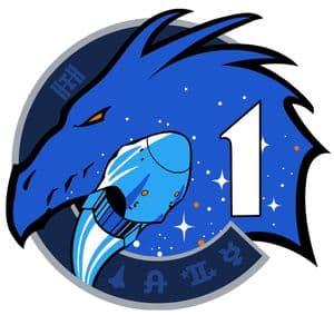 CREW 1 MISSION DECAL