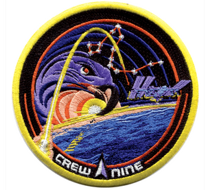 Crew 9 - No names - Embroidered Mission Patch