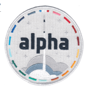 ESA Alpha mission embroidered patch