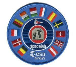 ESA-NASA Spacelab Program Embroidered Patch