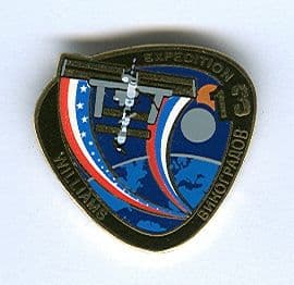 Expedition 13 ISS Space Station Mission Lapel Pin