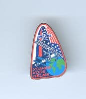 Expedition 2 ISS Space Station Mission Lapel Pin