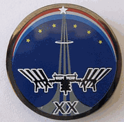Expedition 20 ISS International Space Station Mission Lapel Pin Official NASA