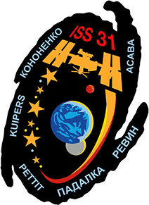 Expedition 31 ISS International Space Station Mission Lapel Pin Official NASA