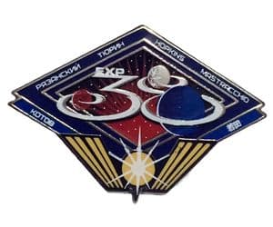Expedition 38 ISS International Space Station Mission Lapel Pin Official NASA
