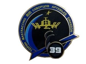 Expedition 39 ISS International Space Station Mission Lapel Pin Official NASA