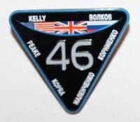 Expedition 46 Space Station Mission Lapel Pin Official NASA