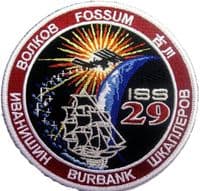 International Space Station Expedition 29 Embroidered Patch