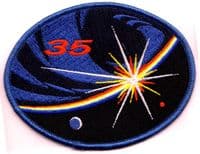 International Space Station Expedition 35 Embroidered Patch