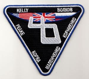 ISS Expedition 46 Embroidered Mission Insignia - unofficial