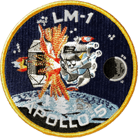 LM-1 Apollo 5 Embroidered Patch