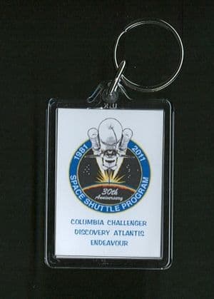 NASA 30 Years of the Space Shuttle Program Keyring