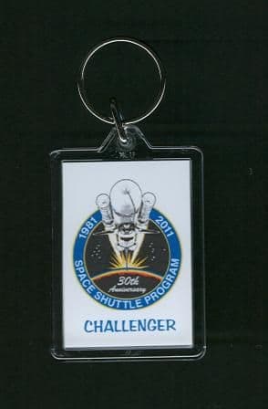 NASA 30 Years of the Space Shuttle Program Keyring - Challenger