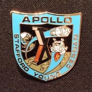 NASA Apollo 10 Mission Lapel Pin