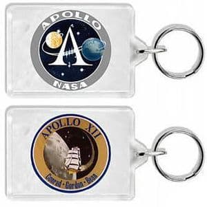 NASA Apollo 12 Mission Insignia Keyring