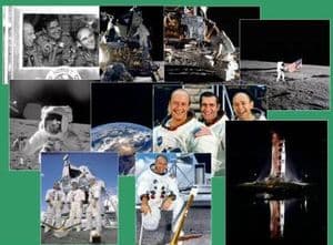 NASA Apollo 12 Mission Pack (8 Colour and 2 b/w photos)