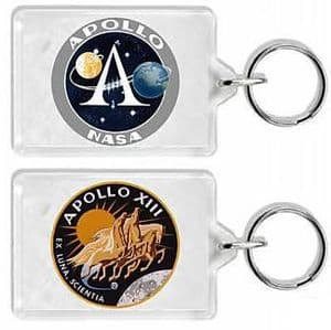 NASA Apollo 13 Mission Insignia Keyring