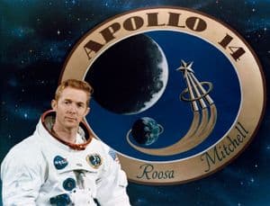 NASA Apollo 14 Astronaut Stuart A Roosa Full Colour Portrait