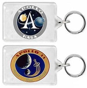 NASA Apollo 14 Mission Insignia Keyring