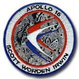 NASA Apollo 15 Embroidered Mission Patch 4