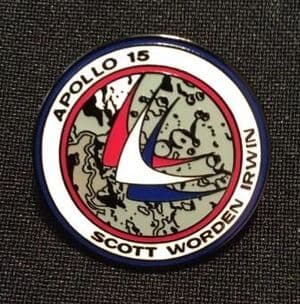 NASA Apollo 15 Mission Lapel Pin