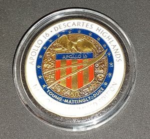 NASA Apollo 16 - 50th Anniversary Medallion Special