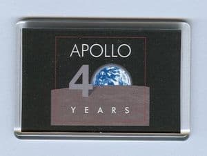 NASA - Apollo 40 Years Moonlandings acyrlic fridge magnet