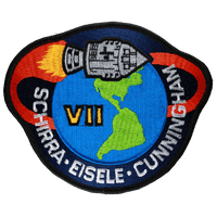 NASA Apollo 7 Patch 4" Embroidered Mission Patch