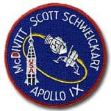 NASA Apollo 9 Embroidered 4" Mission Patch