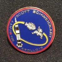 NASA Apollo 9 Mission Lapel Pin
