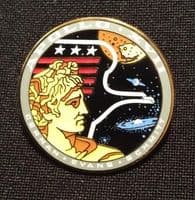 NASA Apollo Mission 17 Lapel Pin