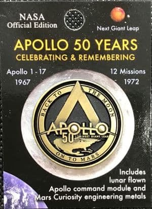 NASA Apollo - Moon, Mars & Next Giant Leap Pin #2