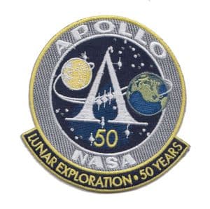 NASA Apollo Program 50 Years of Lunar Exploration Patch