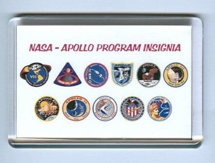 Apollo Program Insignia NASA Apollo Program Insignia fridge magnet