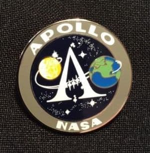 NASA Apollo Program Lapel Pin