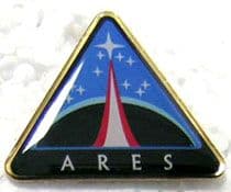 NASA Ares Project Logo Pin
