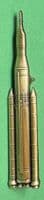 NASA Artemis Orion/SLS rocket pin - Antique Bronze colour