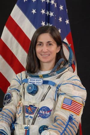NASA Astronaut Nicole P. Stott Full Colour Portrait (Sokol Suit)