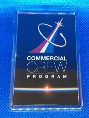 NASA COMMERCIAL CREW PROGRAM ACRYLIC FRIDGE MAGNET