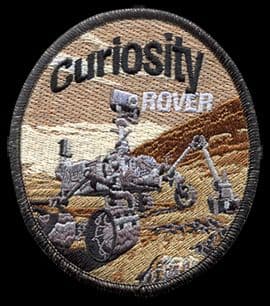 Curiosity Rover Patch NASA Curiosity - Mars Lander Embroidered Patch