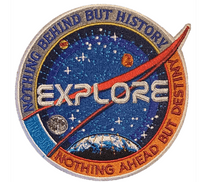 NASA EXPLORE: History and Destiny Embroidered Patch