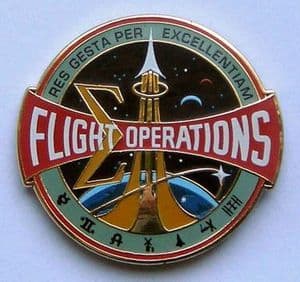 NASA Flight Operations Lapel Pin