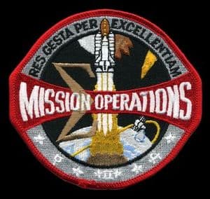 NASA Mission Operations Embroidered Patch