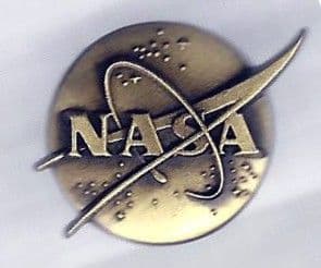 NASA Official Vector Lapel Pin Bronze Edition
