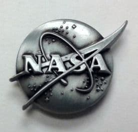 NASA Official Vector Lapel Pin Silver Edition